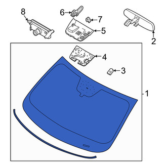 Ford OE - Front Windshield