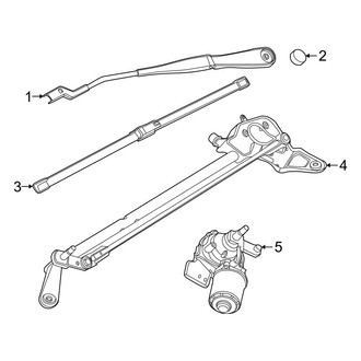 Ford OE - Windshield - Wiper Components (Lariat / XL / XLT)
