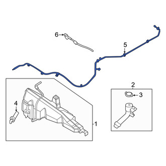 Ford OE - Front Windshield Washer Hose