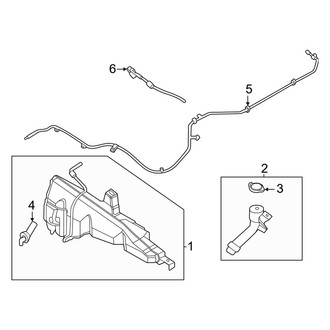 Ford OE - Windshield - Washer Components
