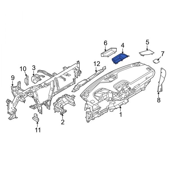 Instrument Panel Storage Compartment