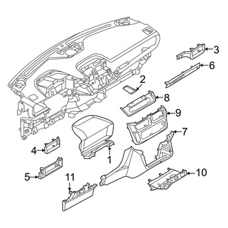 Ford OE - Instrument Panel Components