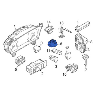Ford OE - Front Left Door Window Switch