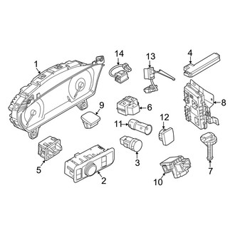 Ford OE - Instrument Panel - Cluster & Switches
