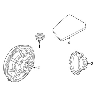 Ford OE - Instrument Panel - Sound System (6 Speaker, Audio Speakers), (XL / XLT)