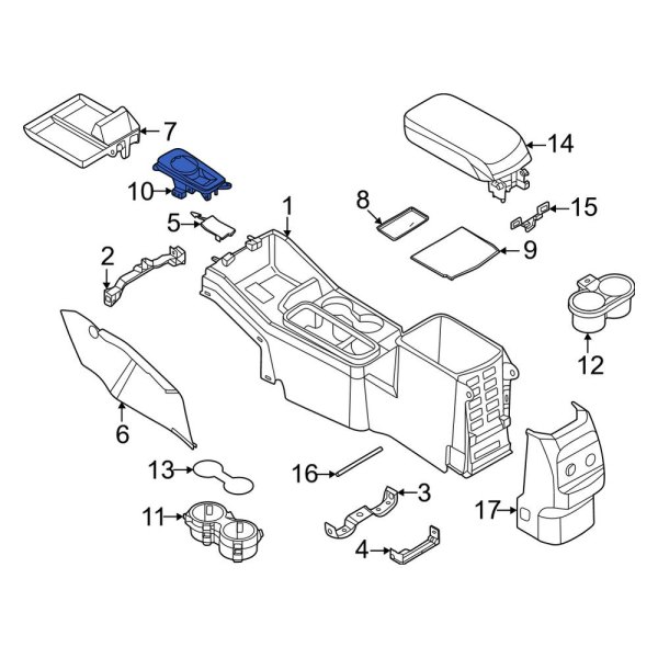 Automatic Transmission Shift Cover Plate