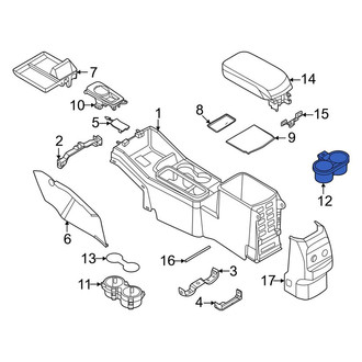 Ford OE - Rear Console Cup Holder