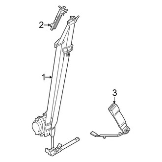 Ford OE - Restraint Systems - Front Seat Belts