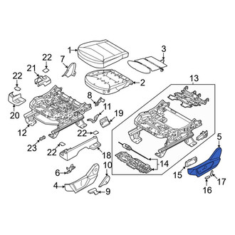Ford OE - Front Left Outer Seat Trim Panel