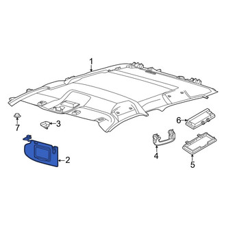 Ford OE - Right Sun Visor