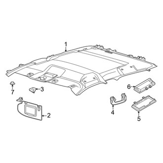 Ford OE - Roof - Interior Trim (W/O Sunroof)