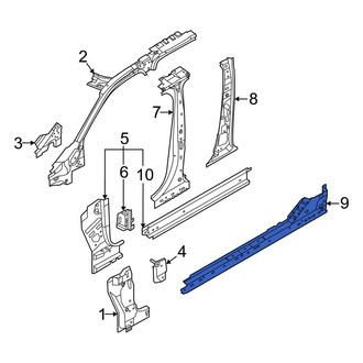 Ford OE - Right Rocker Panel