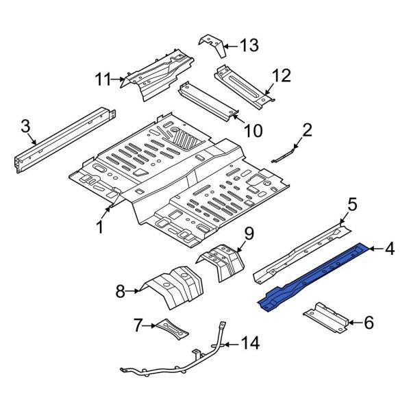 Floor Side Rail