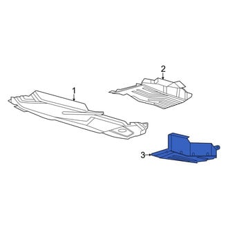 Ford OE - Rear Right Floor Pan Splash Shield