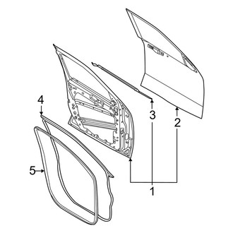 Ford OE - Front Door - Door & Components