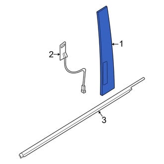 Ford OE - Front Left Door Applique