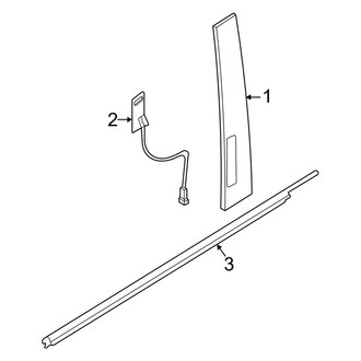 Ford OE - Front Door - Exterior Trim