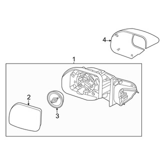 Ford OE - Front Door - Outside Mirrors