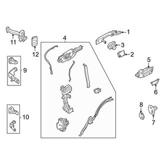 Ford OE - Front Door - Lock & Hardware