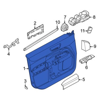 Ford OE - Front Left Inner Door Interior Trim Panel