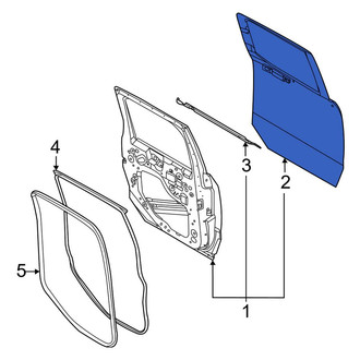 Ford OE - Rear Right Outer Door Outer Panel