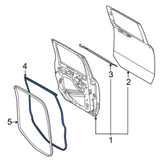 Ford OE - Rear Left Outer Door Seal