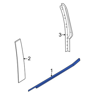 Ford OE - Rear Left Door Belt Molding
