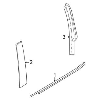 Ford OE - Rear Door - Exterior Trim