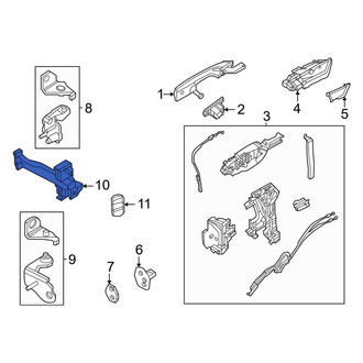 Ford OE - Rear Door Check