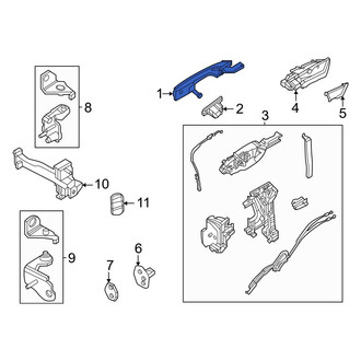 Ford OE - Rear Outer Exterior Door Handle