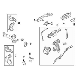Ford OE - Rear Door - Lock & Hardware