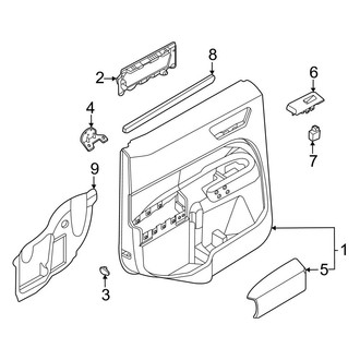 Ford OE - Rear Door - Interior Trim