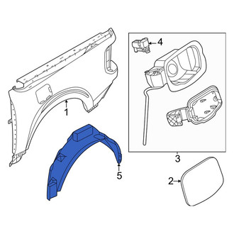 Ford OE - Rear Left Quarter Panel Splash Shield