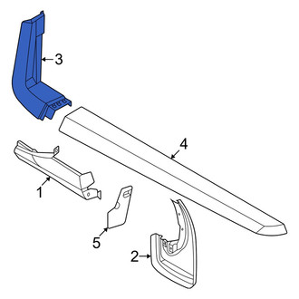 Ford OE - Rear Left Truck Bed Molding