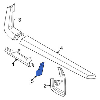 Ford OE - Rear Right Stone Deflector