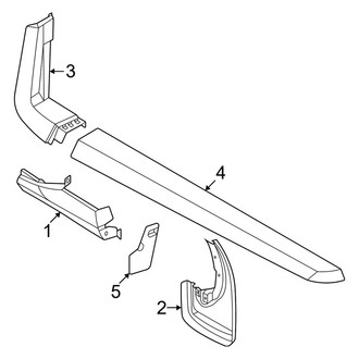 Ford OE - Quarter Panel - Exterior Trim (Outside Bed)