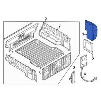 Ford OE - Rear Truck Bed Storage Box