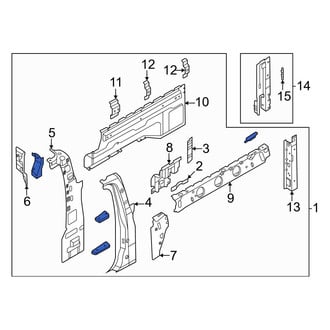 Ford OE - Rear Left Inner Truck Bed Panel