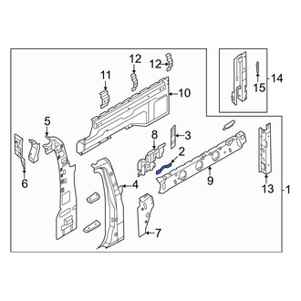 Ford OE - Right Truck Bed Panel Bracket