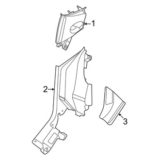 Ford OE - Quarter Panel - Interior Trim