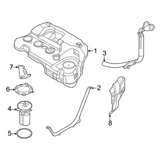 Ford OE - Fuel System Components (Lariat / XL / XLT)