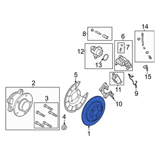 Ford OE - Rear Disc Brake Rotor