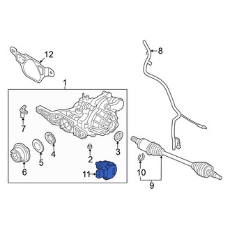Ford OE - Rear Differential Lock Motor