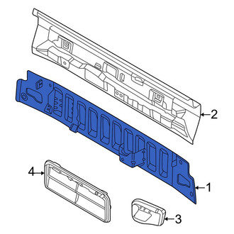 Ford OE - Rear Rear Body Panel