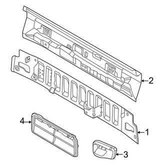Ford OE - Rear Body & Floor - Back Panel