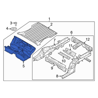 Ford OE - Rear Rearward Floor Pan