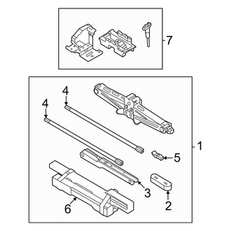 Ford OE - Rear Body & Floor - Jack & Components
