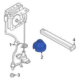 Ford OE - Spare Tire Carrier Spacer