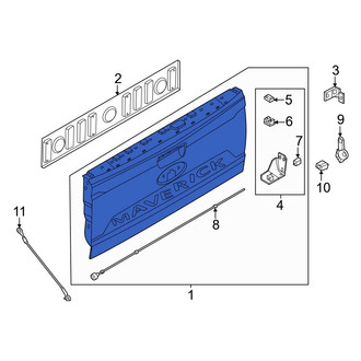Ford OE - Rear Tailgate
