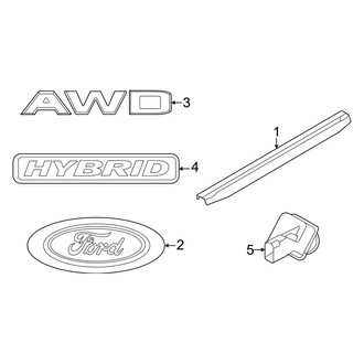 Ford OE - Tail Gate - Exterior Trim